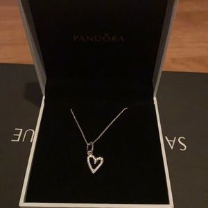 Pandora heart necklace